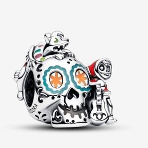 Pandora Disney Pixar Coco Miguel & Dante Skull Glow-in-the-dark Charm